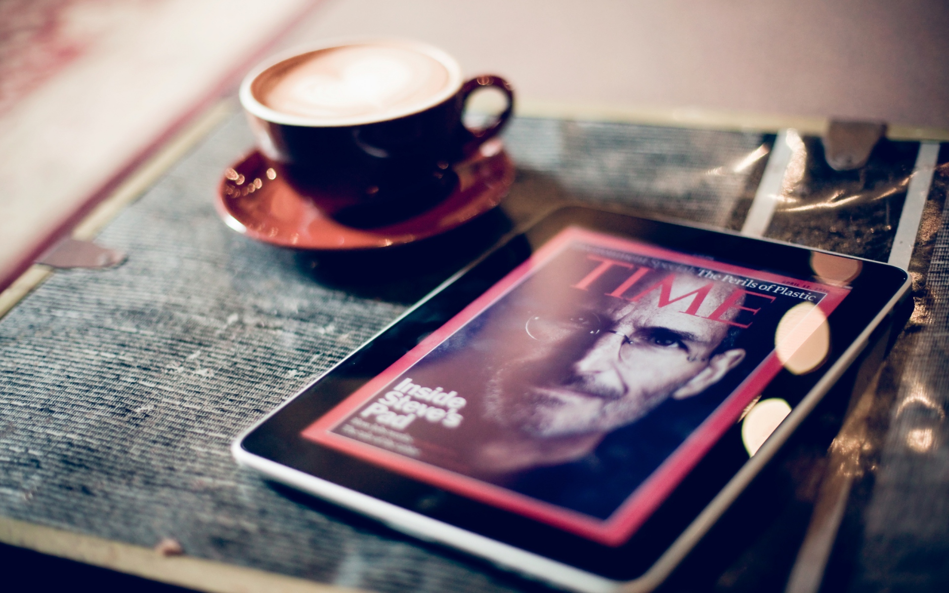 Картинки Технологии, дизайн, яблоко, ipad 5, steven paul jobs, макрос фото и обои на рабочий стол
