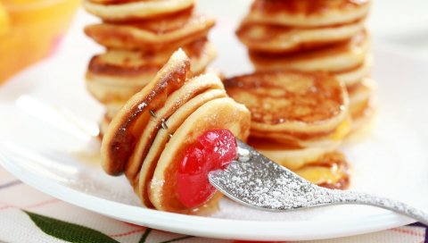 Печенье, ягода, вкусная выпечка