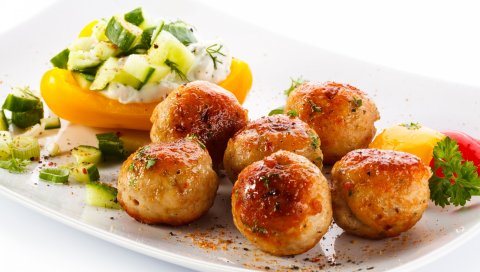 Мясо, овощи, ужин, вкусный