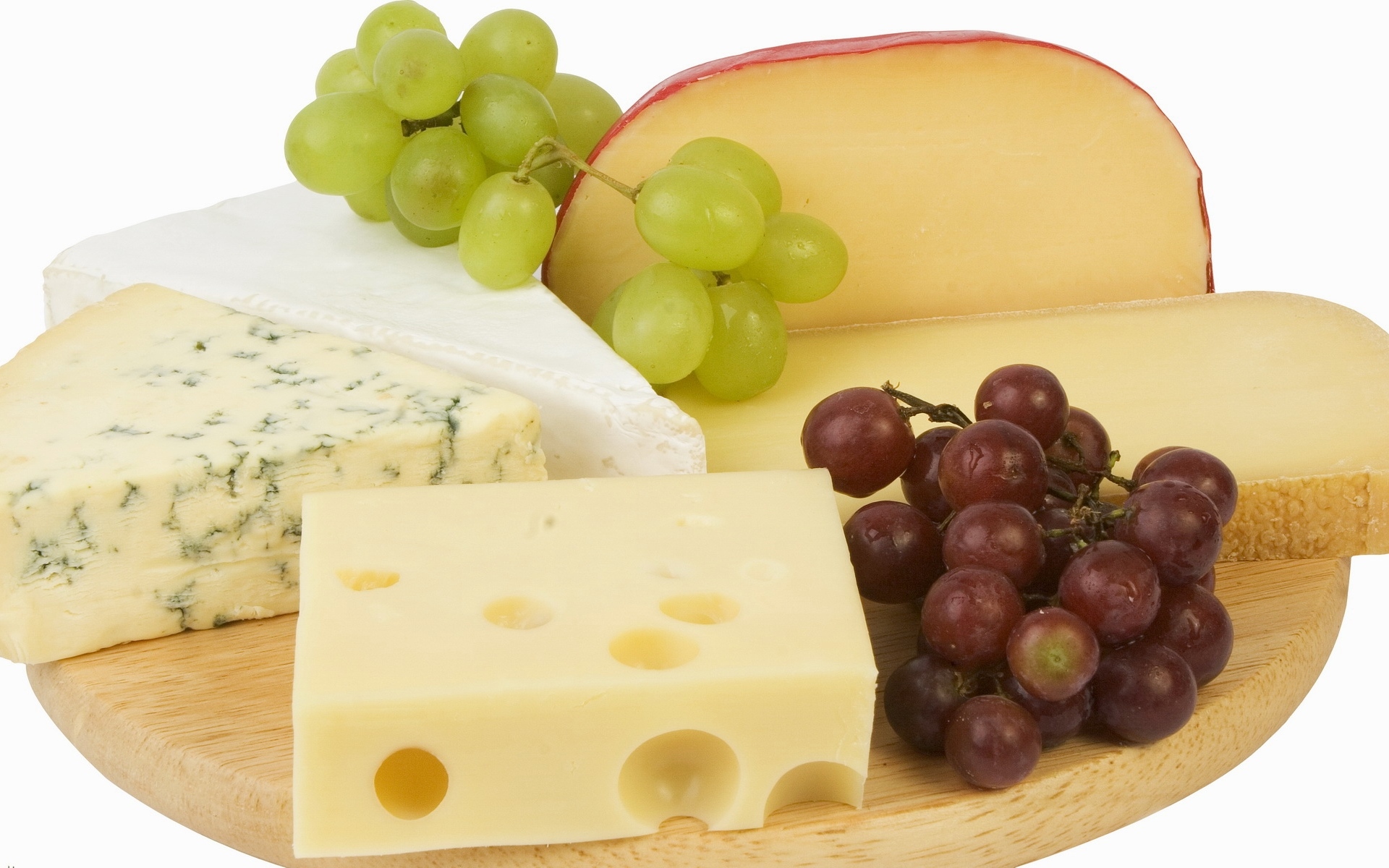 Картинки Сыр, виноград, сорт фото и обои на рабочий стол