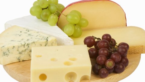 Сыр, виноград, сорт