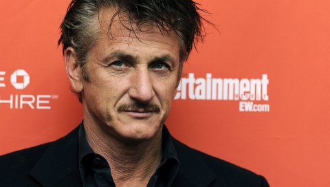Sean penn, темно, усы, фестиваль, фотосессия, брюнет