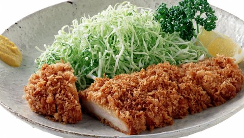 Мясо, крошки, петрушка