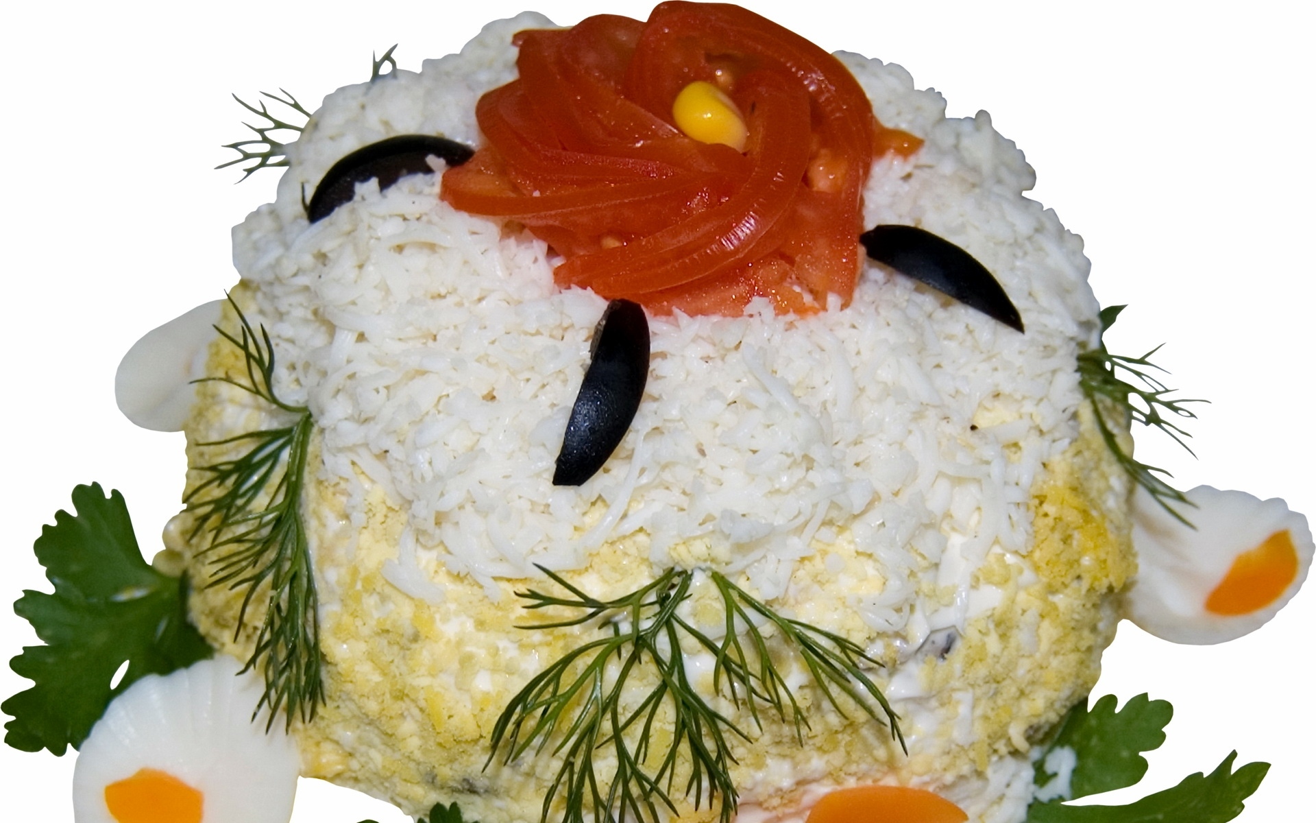 Украшения блюда из риса