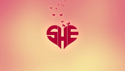 Сердце, узор,
