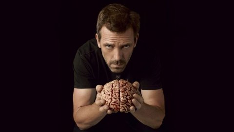 Dr house, hugh laurie, мозг, руки