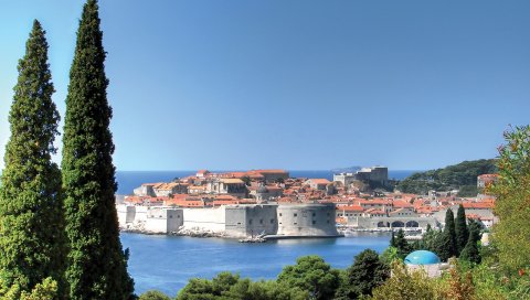 Хорватия, дубровник, природа, прекрасный, пейзаж