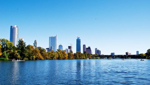Usa, texas, austin, природа, небо, лето