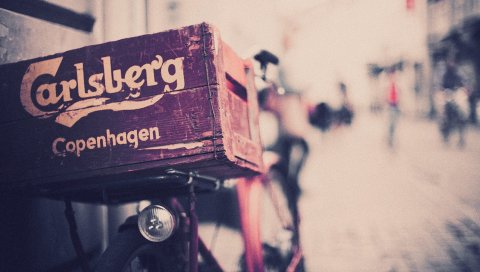 Carlsberg, ящик, пиво, напиток, логотип