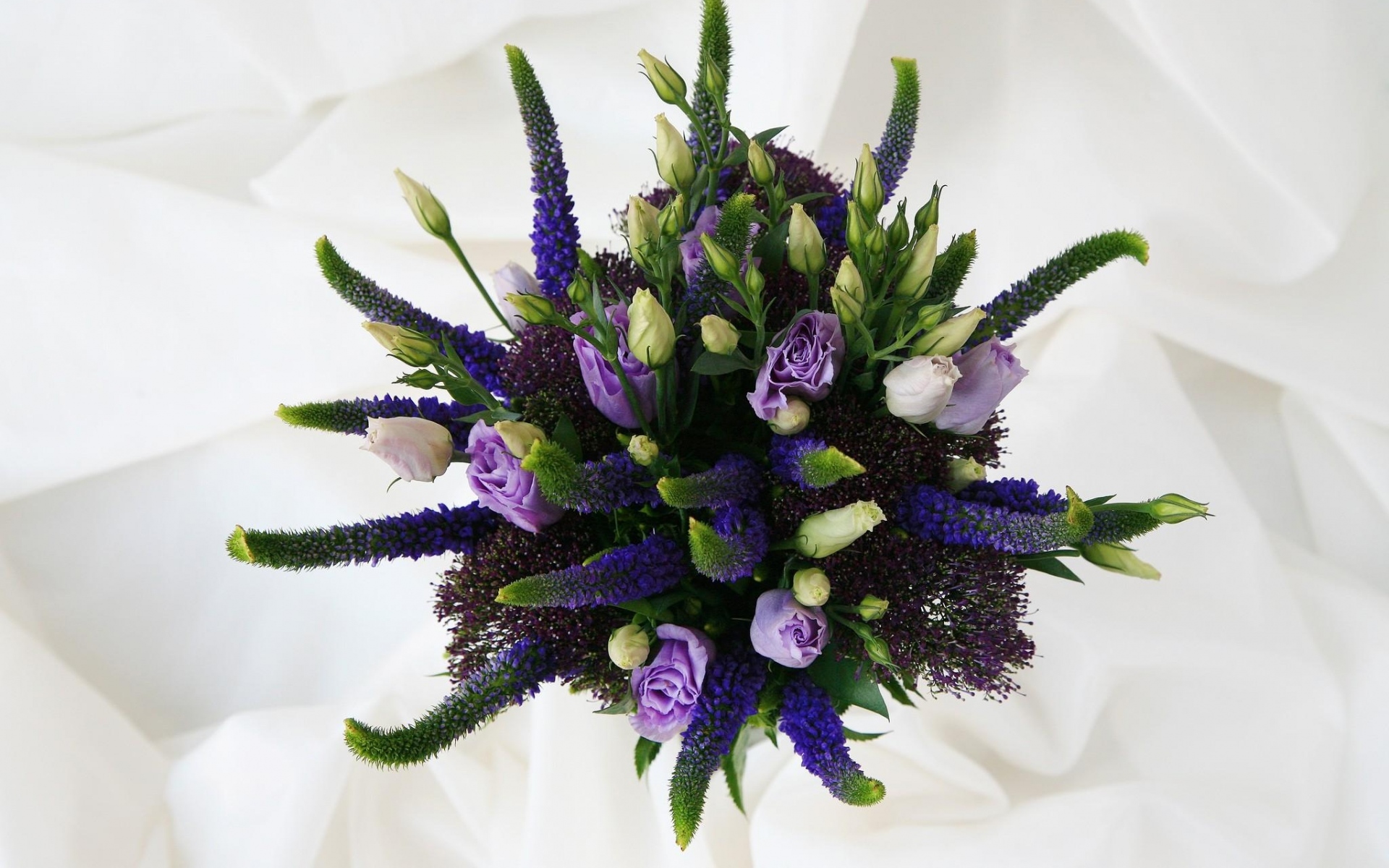Картинки Russell lisianthus, цветы, букет, композиция фото и обои на рабочий стол