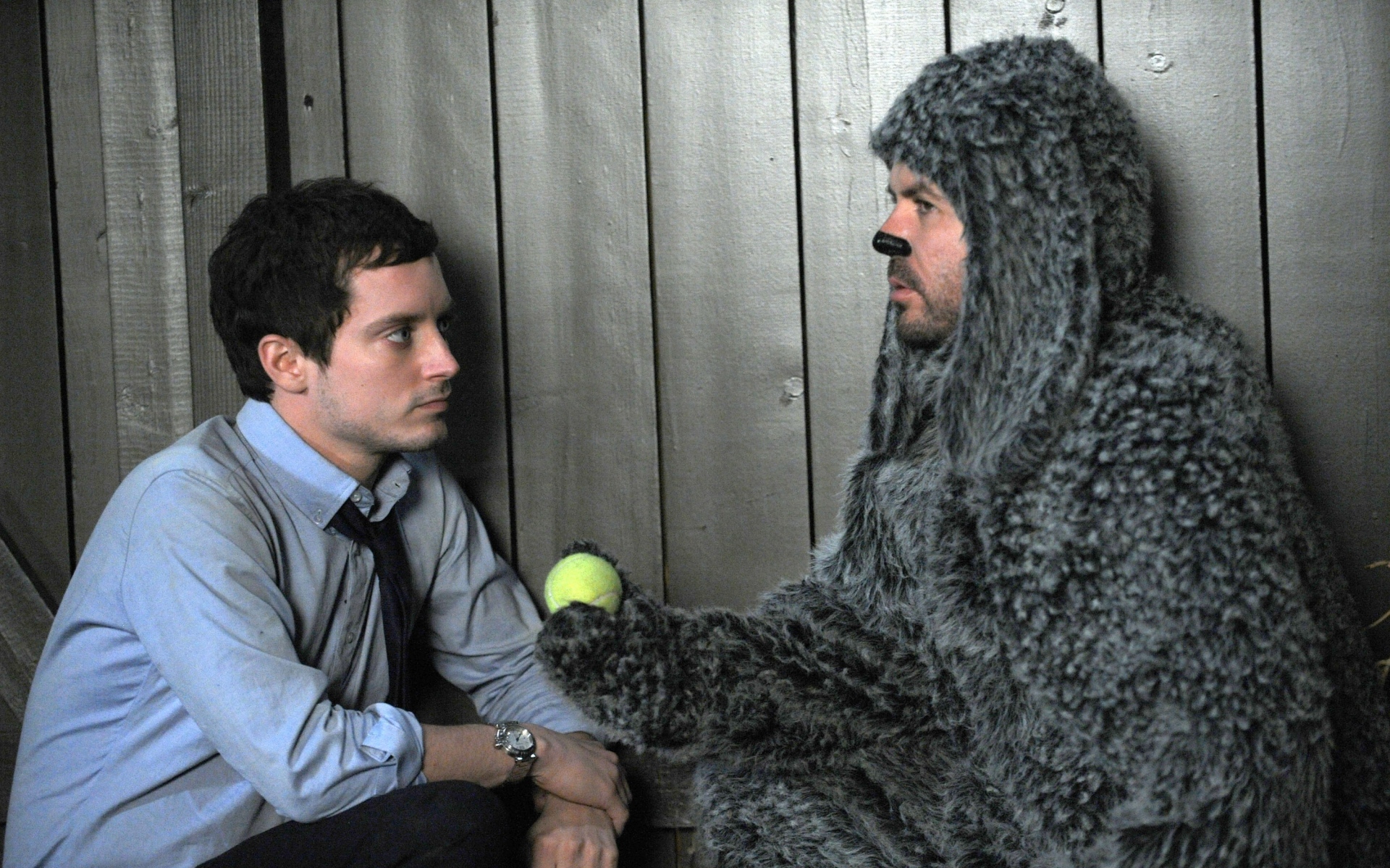 Картинки Wilfred, elijah wood, ryan newman, jason gann, ball, main characters фото и обои на рабочий стол