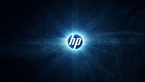 HP, логотип, абстрактный