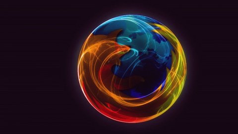 Mozilla, логотип, фон, абстрактные