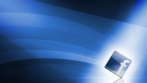 Facebook, логотип, темный, абстрактный