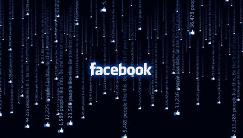 Facebook, line, circuit, dark
