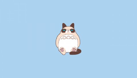 Рисунок, кошка, животное