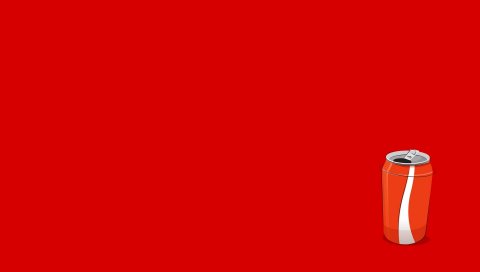 Банк, напитки, красный