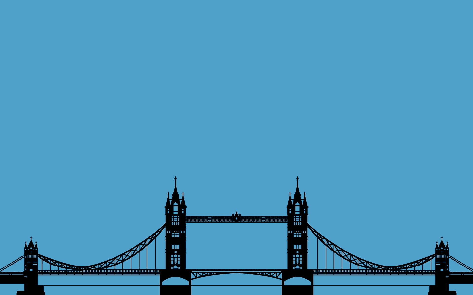 Картинки Мост, Лондон, графика, минимализм фото и обои на рабочий стол