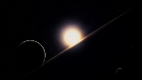 планеты, солнце, звезды, наклон