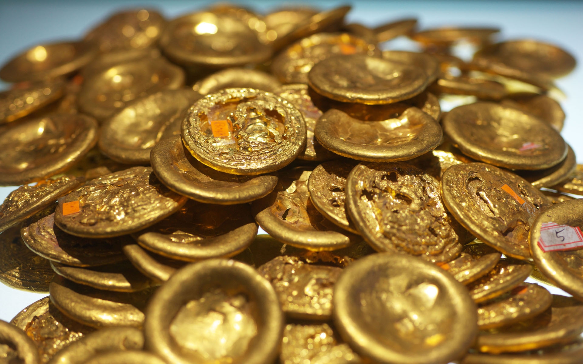 Золотые монеты древнего Китая
