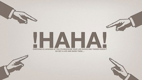 надпись, смех, эмоция, индикация