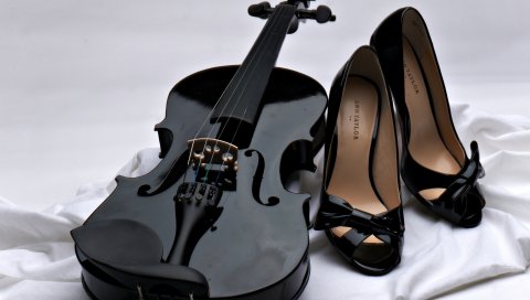 Скрипка, обувь, настроение, музыка