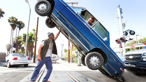 Hancock, power, car, help