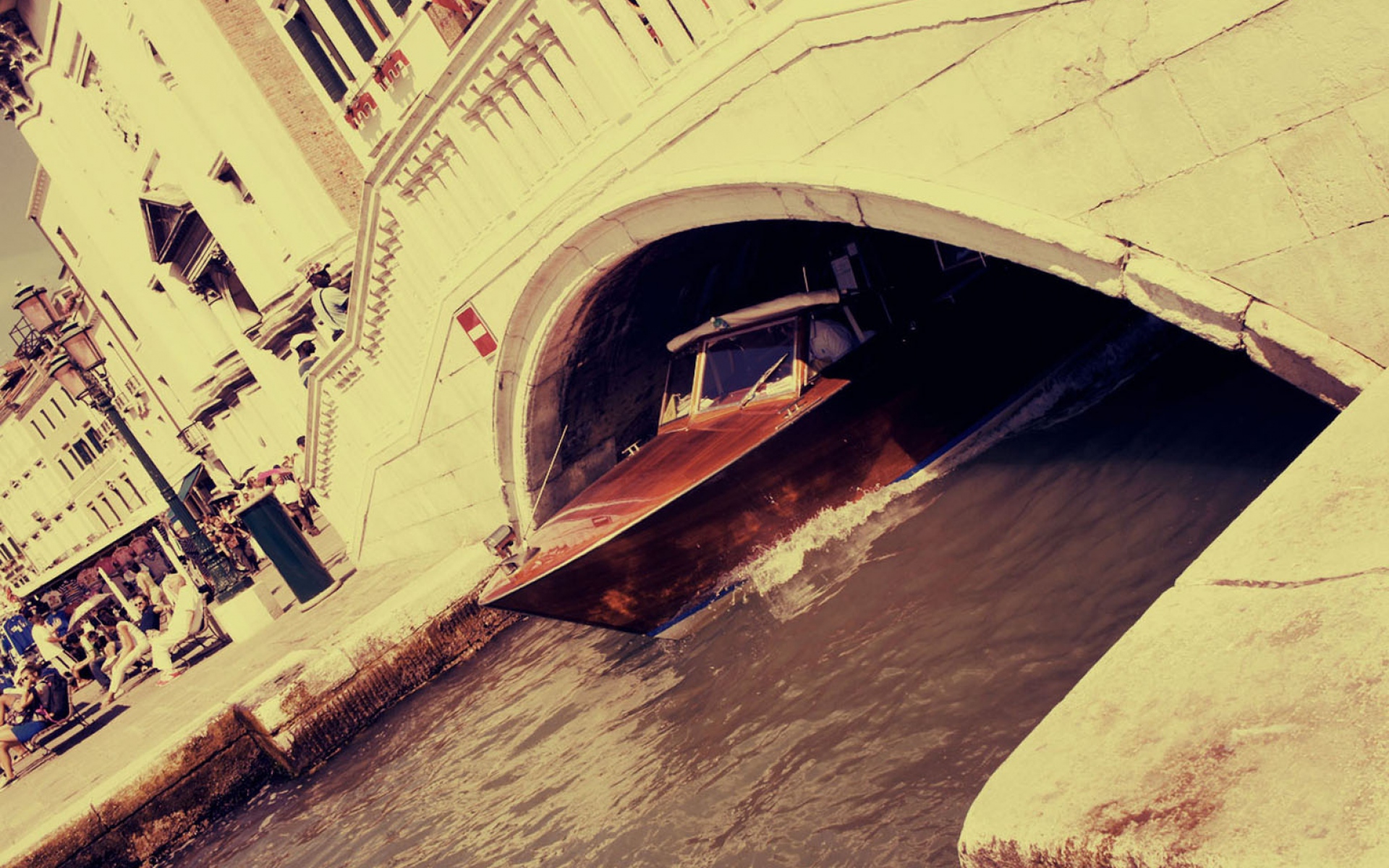 Картинки Лодка, мост, море, венеция фото и обои на рабочий стол