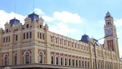 Бразилия, здания, дороги, автомобили