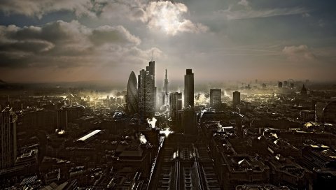 Лондон, мари-топор, небоскреб, штаб-квартира, огурец