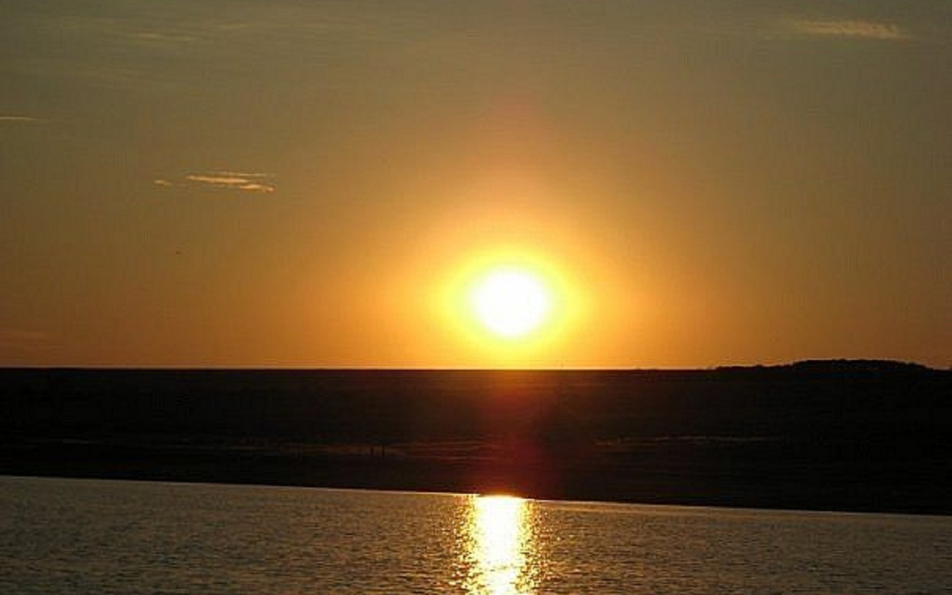 Картинки Закат, вечер, природа, река, рябь, небо фото и обои на рабочий стол