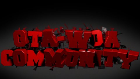 Надпись, сообщество gta-woa, тень, овал