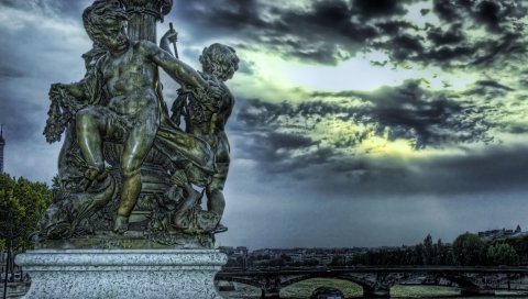 Санкт - Петербург, Россия, памятник, скульптура, HDR