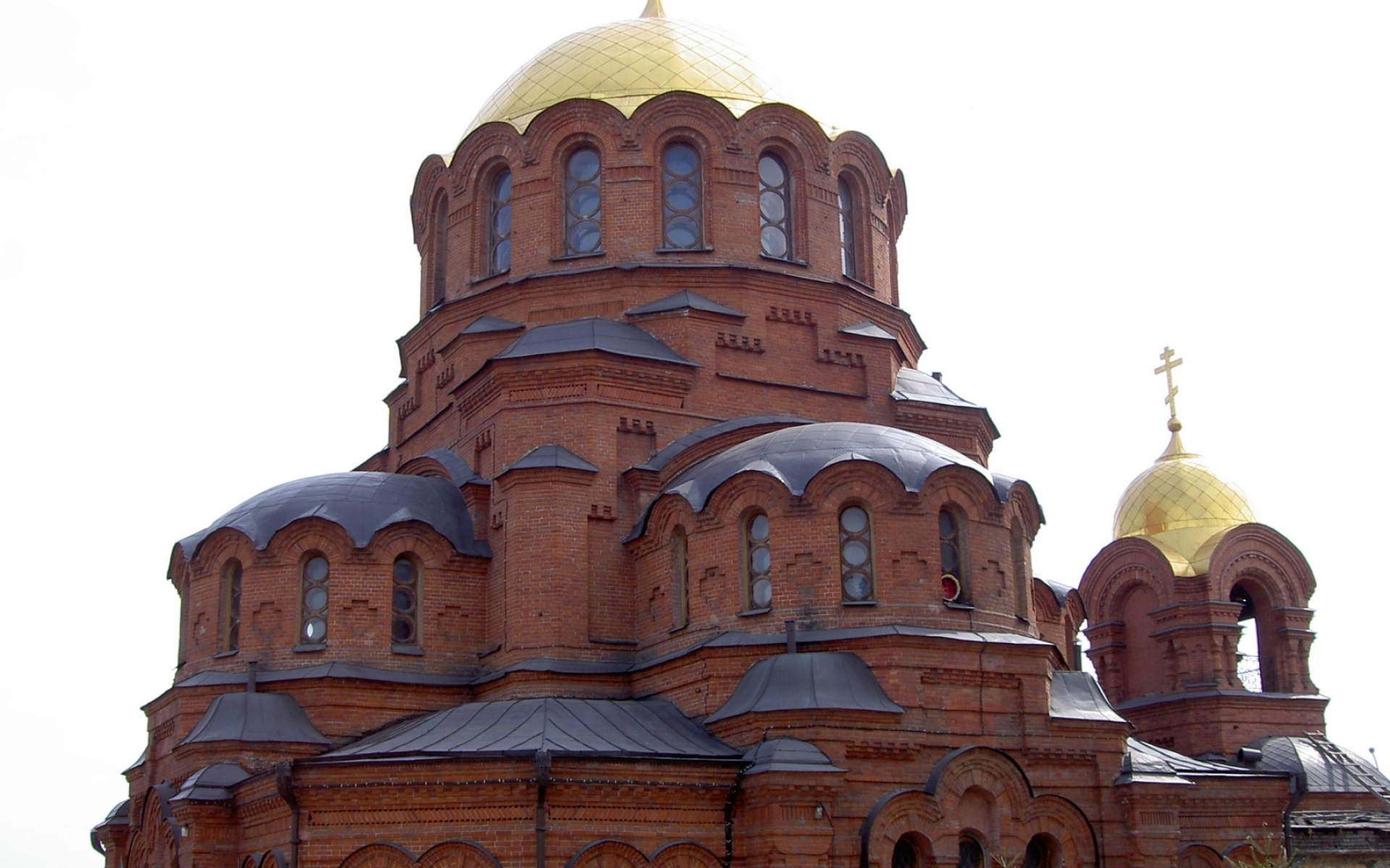 Картинки Александро-Невская, собор, новосибирск, Россия, купола фото и обои на рабочий стол