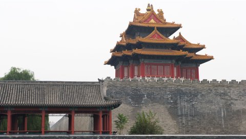 здания, пагоды, структура, крыша, фарфор