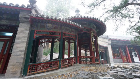 фарфора, здание, камень, мебель для сада