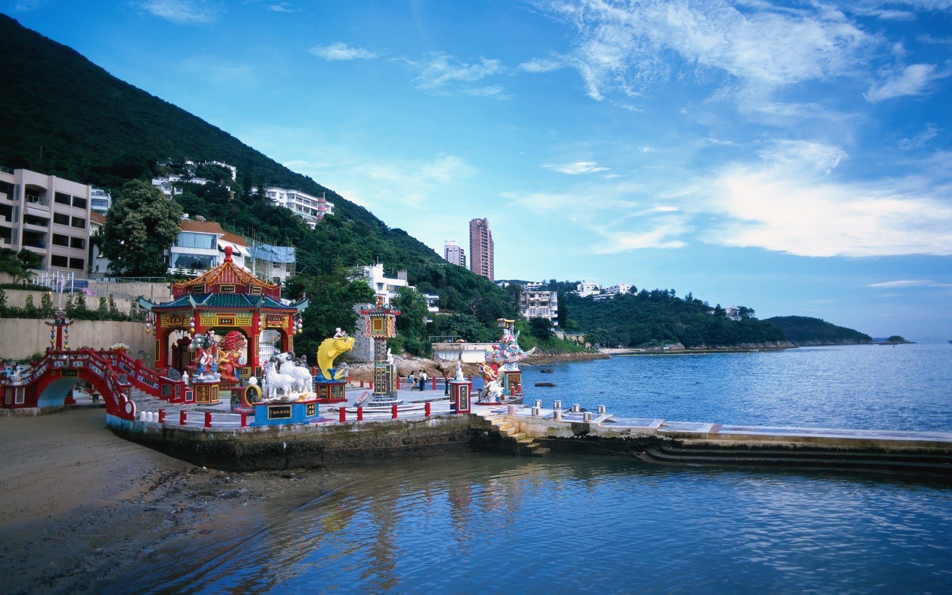 Картинки Hong kong, море, строительство, развлечения, путешествия фото и обои на рабочий стол