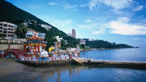 Hong kong, море, строительство, развлечения, путешествия