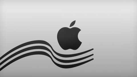 Apple, mac, line, logo, компания