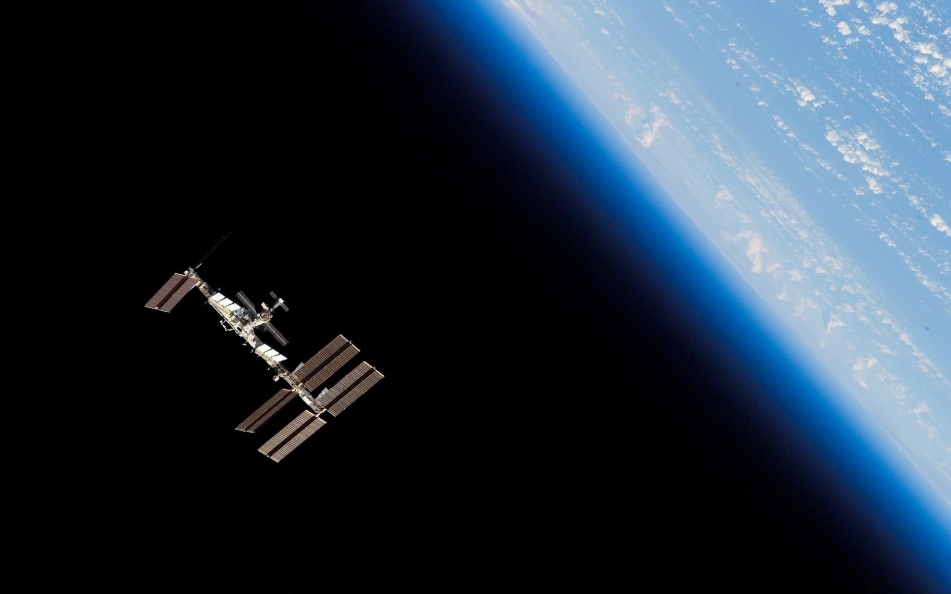 Картинки Станция iss, космос, орбита, планета, земля фото и обои на рабочий стол