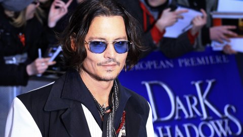 Johnny depp, очки, актер, знаменитость, фестиваль