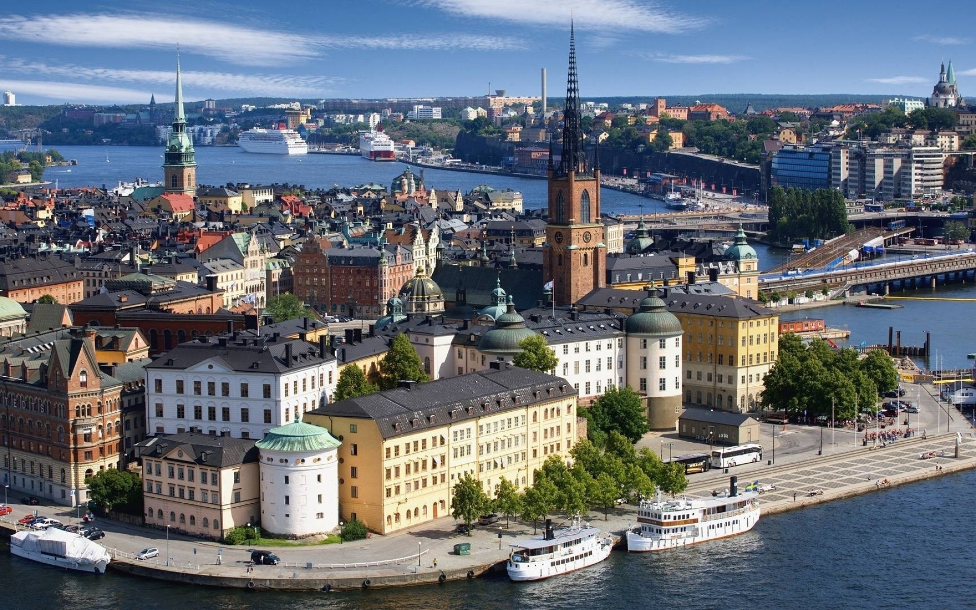 Картинки Стокгольм, Швеция, церковь риддархольмен фото и обои на рабочий стол