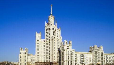 Московский университет, река, мост, россия