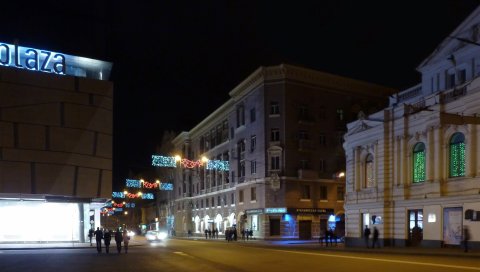 Харьков, сумы, январь, улица, ночь