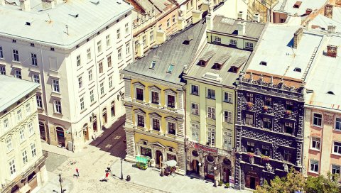 Львы, дом, область, украина, здание