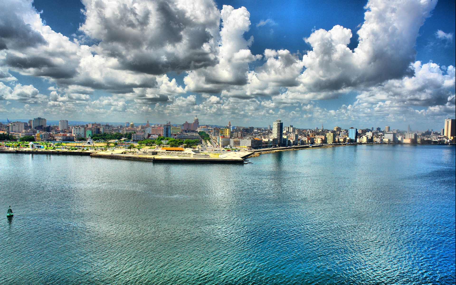 Картинки Куба, гавана, набережная, hdr фото и обои на рабочий стол