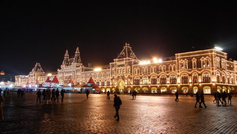москва, камедь, Россия, капитал, люди