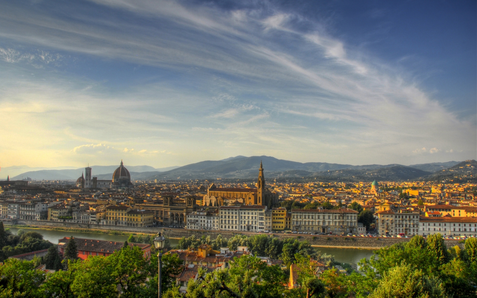 Картинки Florence, italy, вид сверху фото и обои на рабочий стол