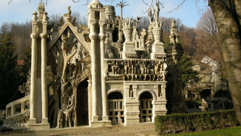 Ferdinand cheval, франция, дворец, идеальный дворец