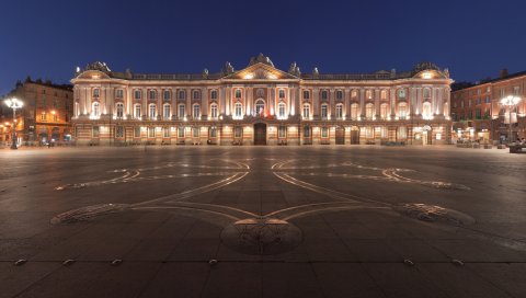 Toulouse, город, площадь,